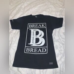 Break Bread Graphic Black T-Shirt